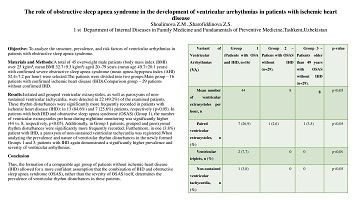The role of obstructive sleep apnea syndrome in the development of ventricular arrhythmias in patients with ischemic heart disease